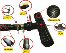  تجهیزات کشاورزی | تجهیزات آبیاری لوله نخدار 5 لایه
