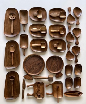  کادویی و صنایع دستی | صنایع دستی چوبی ظروف چوبى